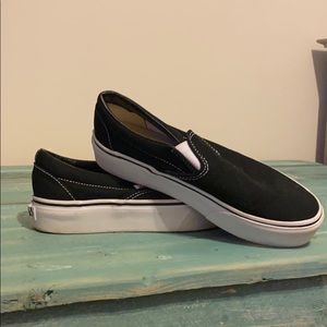 Vans Classic slip on platform shoe